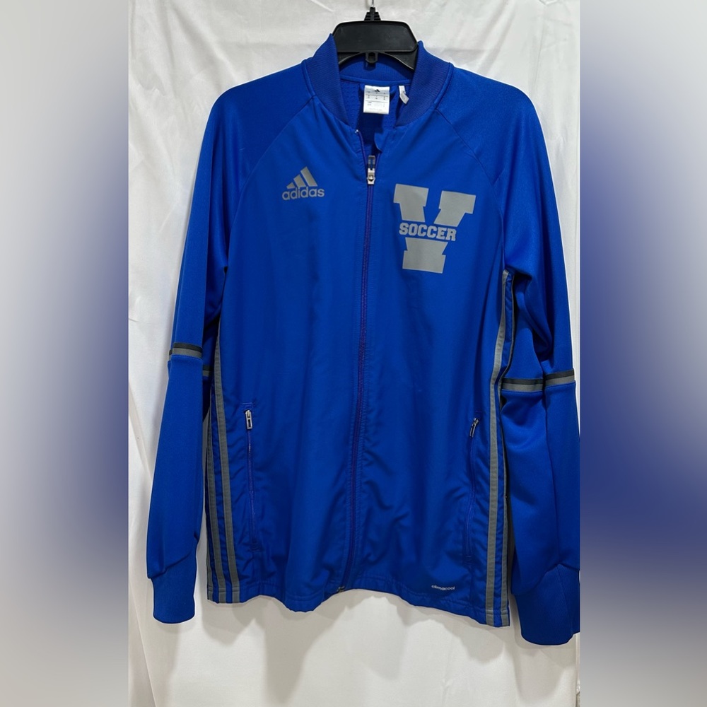 Adidas‎ Women’s Climacool Soccer Blue Jacket Size M